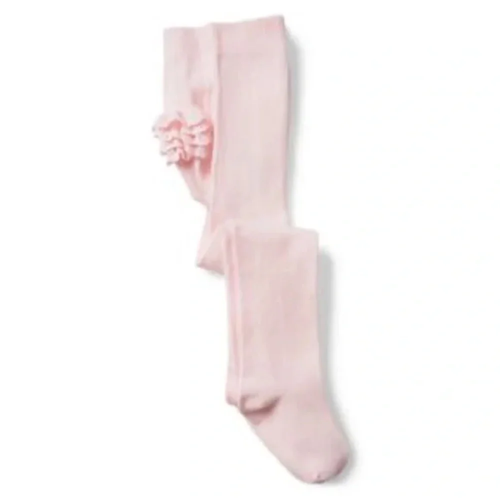 Janie and Jack Pink Ruffle Tights (0-3M, 6-12M, 12-18M)